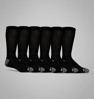 6er-Pack Crew-Socken für Damen