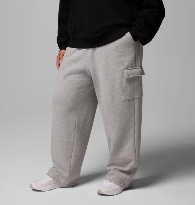 Aldermore™ Fleece-Cargohose für Damen – Übergrößen