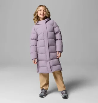 Amaze Puff™ Lange Kapuzenjacke für Mädchen