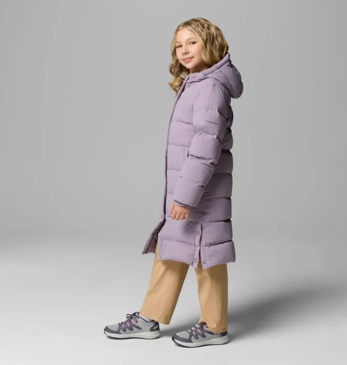 Amaze Puff™ Lange Kapuzenjacke für Mädchen