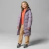 Amaze Puff™ Lange Kapuzenjacke für Mädchen