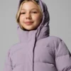 Amaze Puff™ Lange Kapuzenjacke für Mädchen