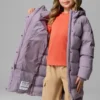 Amaze Puff™ Lange Kapuzenjacke für Mädchen