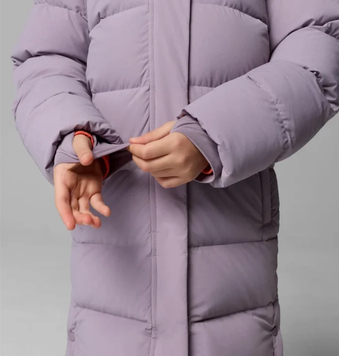 Amaze Puff™ Lange Kapuzenjacke für Mädchen