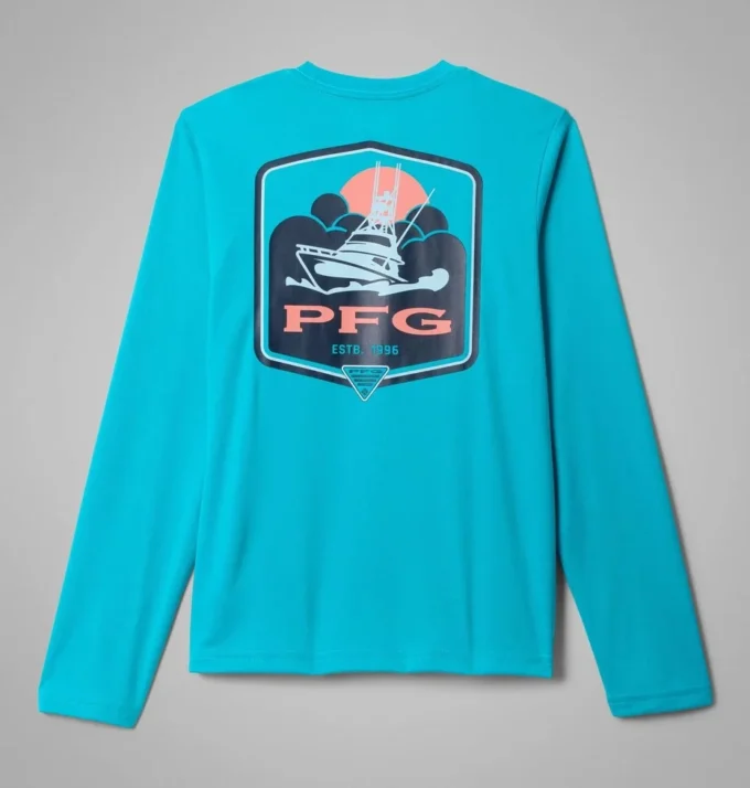 Boys Terminal Tackle PFG™ Fish Bars Langarmhemd
