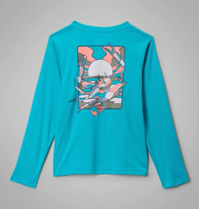 Boys Terminal Tackle PFG™ Fish Shine Langarmshirt