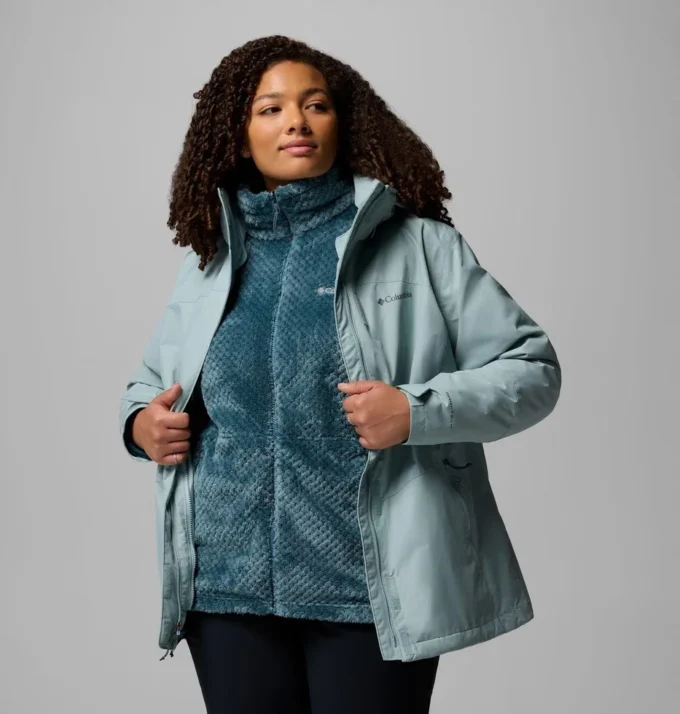 Bugaboo™ III Fleece Interchange Jacke für Damen – Übergrößen