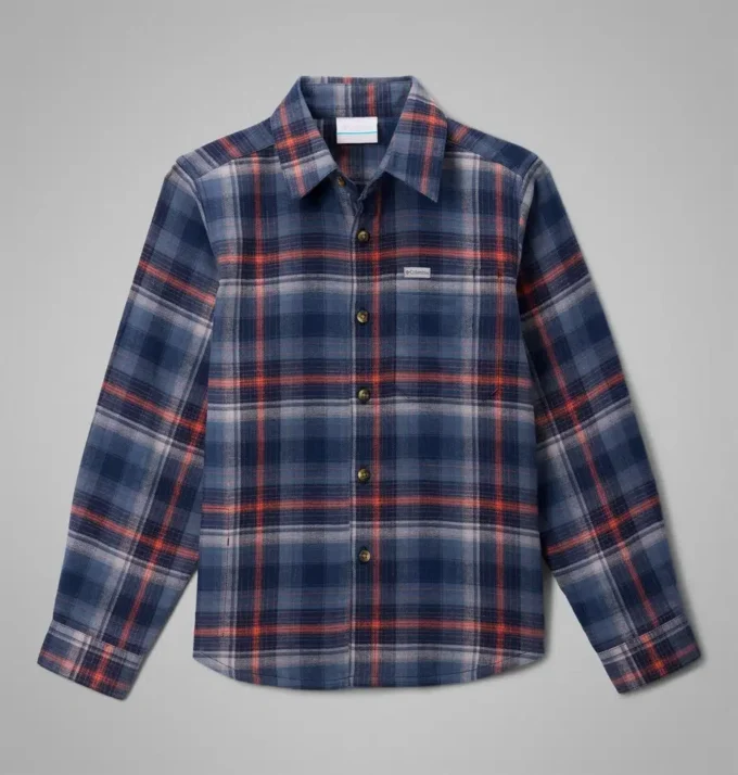 Cornell Woods™ Flanellhemd mit langen Ärmeln für Jungen