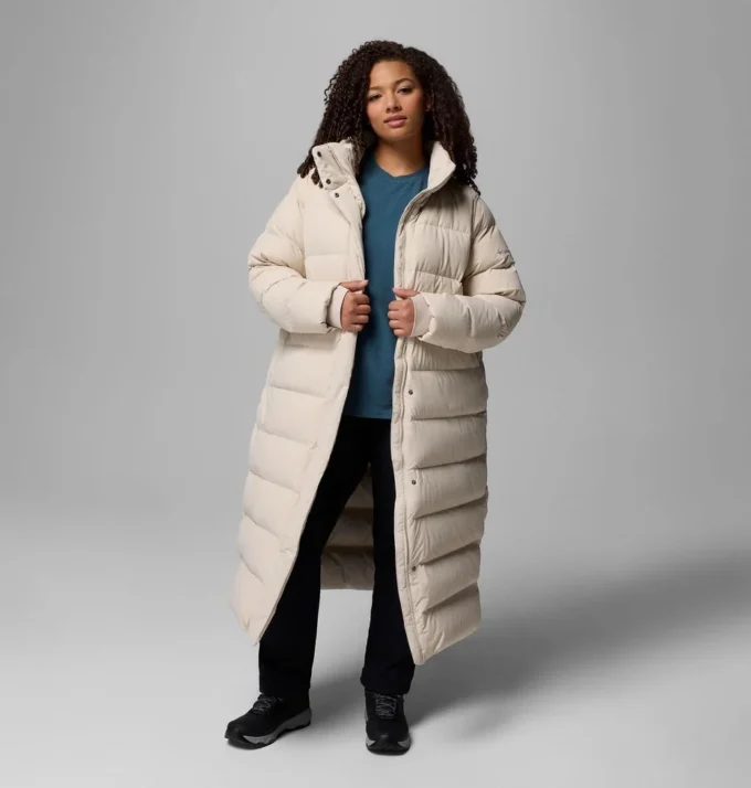 Damen Amaze Puff™ Lange Kapuzenjacke – Übergrößen