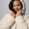 Damen Amaze Puff™ Lange Kapuzenjacke – Übergrößen