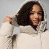 Damen Amaze Puff™ Lange Kapuzenjacke – Übergrößen