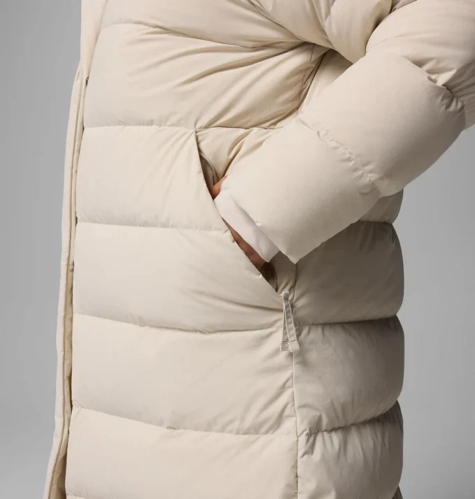 Damen Amaze Puff™ Lange Kapuzenjacke – Übergrößen