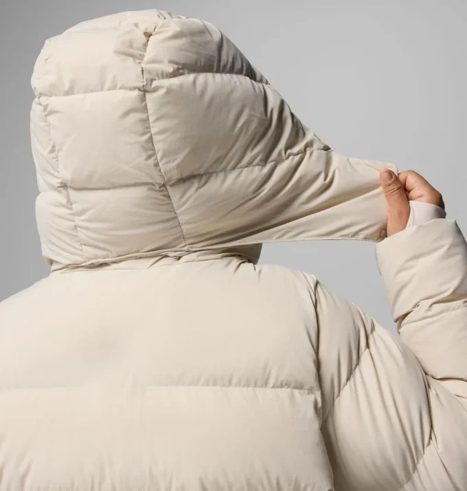 Damen Amaze Puff™ Lange Kapuzenjacke – Übergrößen