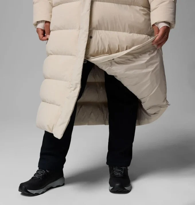 Damen Amaze Puff™ Lange Kapuzenjacke – Übergrößen