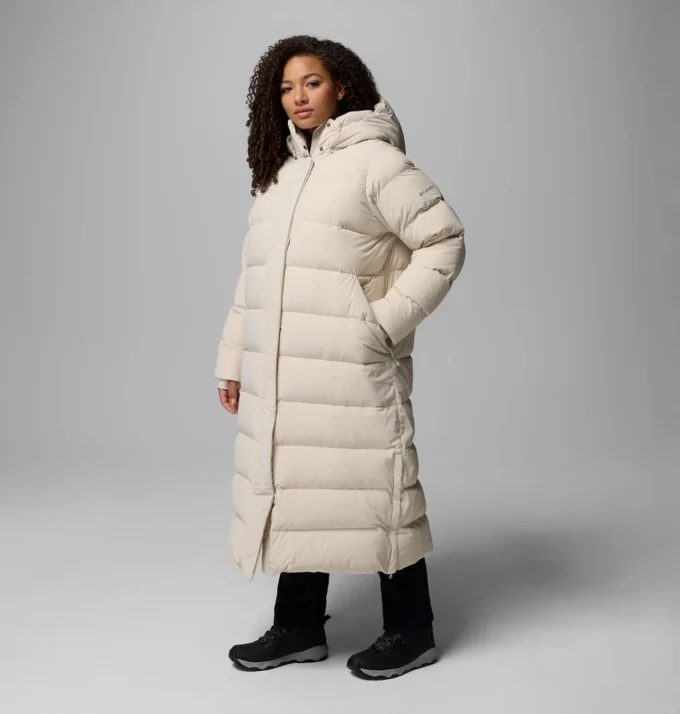 Damen Amaze Puff™ Lange Kapuzenjacke – Übergrößen