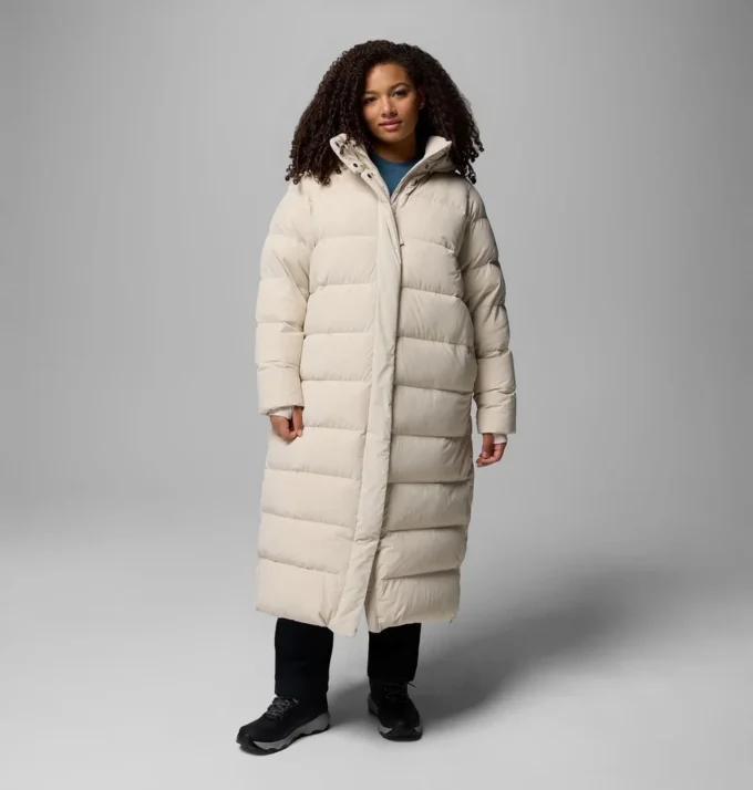 Damen Amaze Puff™ Lange Kapuzenjacke – Übergrößen
