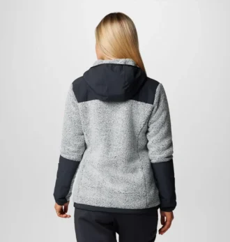 Damen Arctic Crest™ Sherpa Fleecejacke mit durchgehendem Reißverschluss