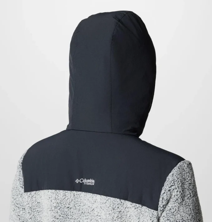 Damen Arctic Crest™ Sherpa Fleecejacke mit durchgehendem Reißverschluss