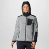 Damen Arctic Crest™ Sherpa Fleecejacke mit durchgehendem Reißverschluss