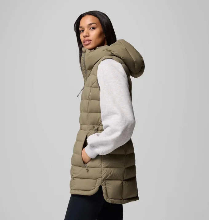 Damen Ardenwood™ Mid Daunenweste mit Kapuze