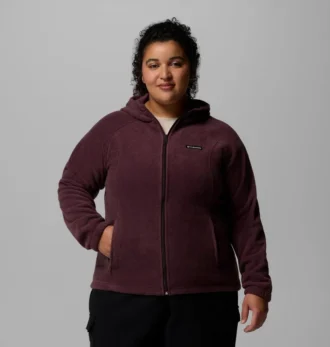 Damen Benton Springs™ Fleece-Hoodie mit durchgehendem Reißverschluss – Übergröße