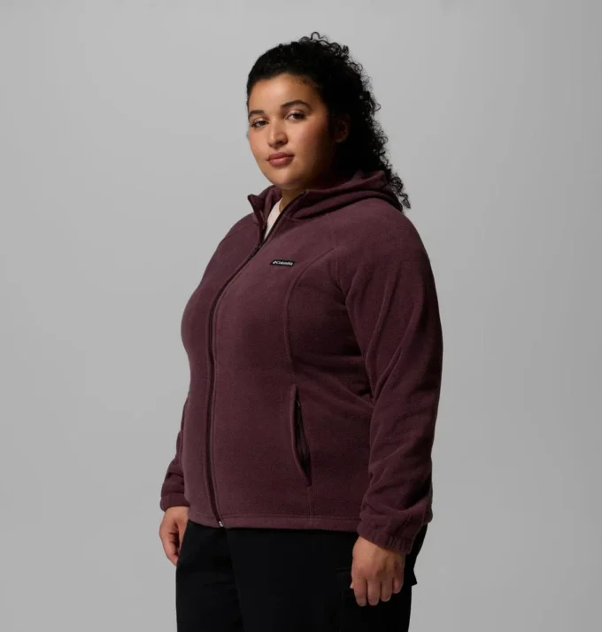Damen Benton Springs™ Fleece-Hoodie mit durchgehendem Reißverschluss – Übergröße