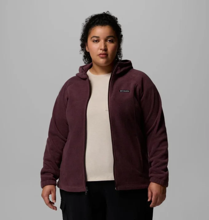 Damen Benton Springs™ Fleece-Hoodie mit durchgehendem Reißverschluss – Übergröße