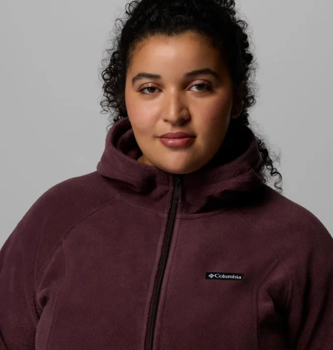Damen Benton Springs™ Fleece-Hoodie mit durchgehendem Reißverschluss – Übergröße