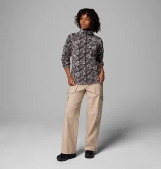 Damen Benton Springs™ Fleecejacke mit Print und durchgehendem Reißverschluss