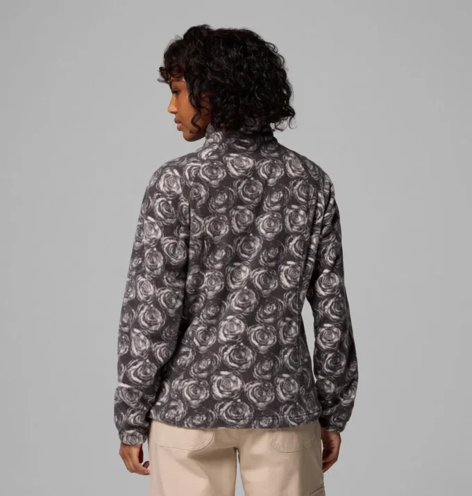 Damen Benton Springs™ Fleecejacke mit Print und durchgehendem Reißverschluss