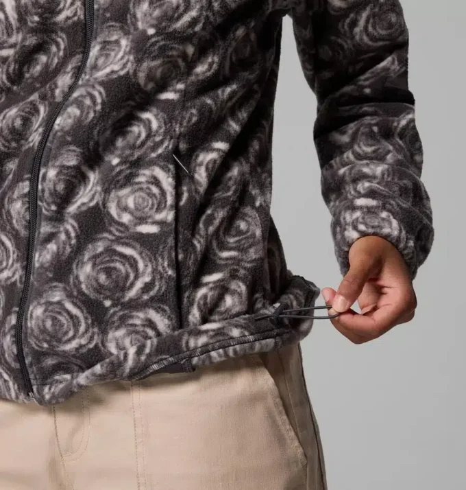 Damen Benton Springs™ Fleecejacke mit Print und durchgehendem Reißverschluss