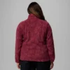 Damen Benton Springs™ Fleecejacke mit Print und durchgehendem Reißverschluss – Übergrößen