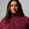 Damen Benton Springs™ Fleecejacke mit Print und durchgehendem Reißverschluss – Übergrößen