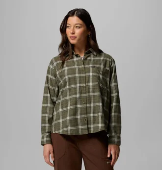 Damen Blue Point Creek™ Gewebtes Langarmhemd