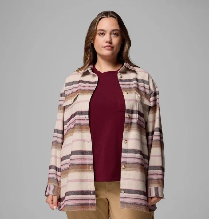 Damen Blue Point Creek™ Hemdjacke – Übergrößen