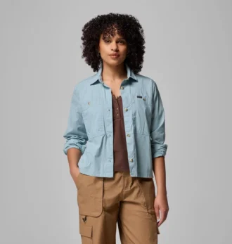 Damen Brea Falls™ Gewebtes Langarmhemd