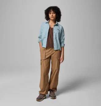 Damen Brea Falls™ Gewebtes Langarmhemd