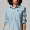 Damen Brea Falls™ Gewebtes Langarmhemd