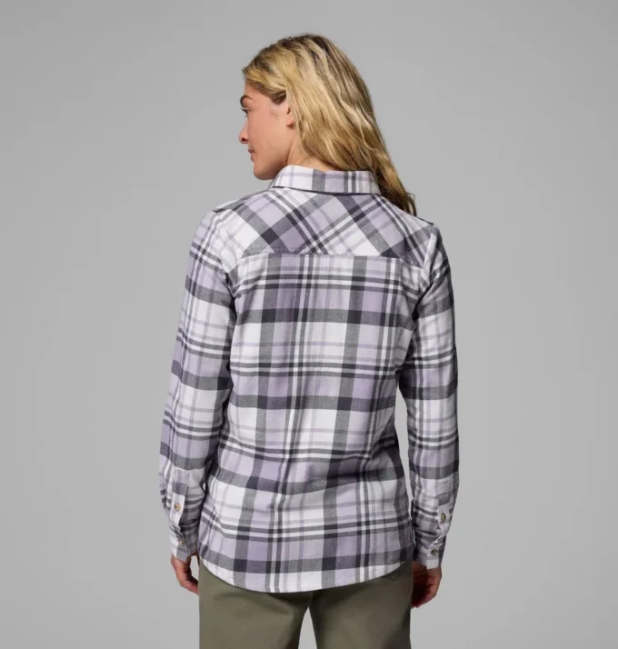 Damen Calico Basin™ Flanellhemd mit langen Ärmeln