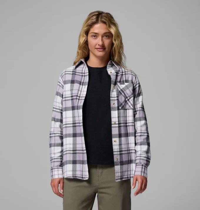 Damen Calico Basin™ Flanellhemd mit langen Ärmeln