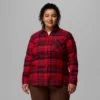 Damen Calico Basin™ Flanellhemd mit langen Ärmeln – Übergröße