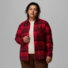 Damen Calico Basin™ Flanellhemd mit langen Ärmeln – Übergröße