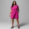 Damen Chill River™ Kurzarmkleid – Übergröße