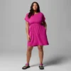Damen Chill River™ Kurzarmkleid – Übergröße
