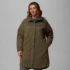 Damen Cloud Point™ Lange Fleecejacke – Übergröße