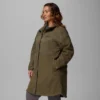 Damen Cloud Point™ Lange Fleecejacke – Übergröße