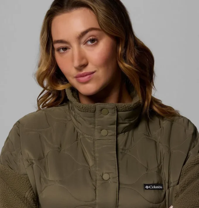 Damen Cloud Point™ Lange Fleecejacke – Übergröße