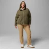 Damen Cloud Point™ Snap Fleece Jacke – Übergrößen