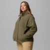 Damen Cloud Point™ Snap Fleece Jacke – Übergrößen