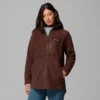 Damen Columbia Lodge™ Sherpa Fleecejacke mit durchgehendem Reißverschluss